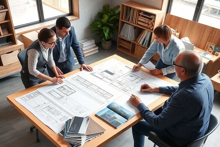Business meeting in office